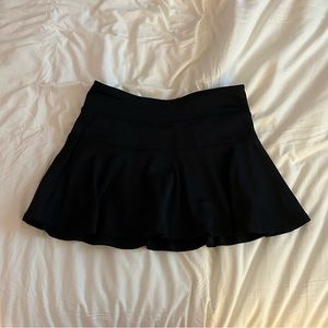 Black tennis skirt